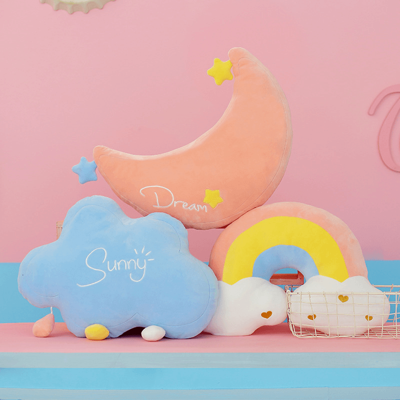 Shop Rainbow Plush Pillow - Goodlifebean Plushie | Stuffed Animal