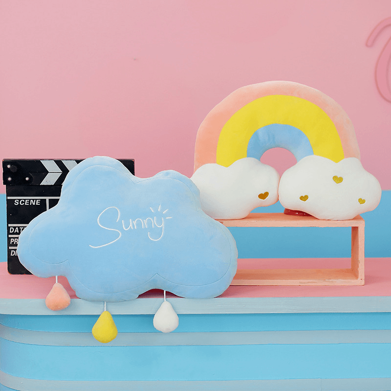 Shop Rainbow Plush Pillow - Goodlifebean Plushie | Stuffed Animal
