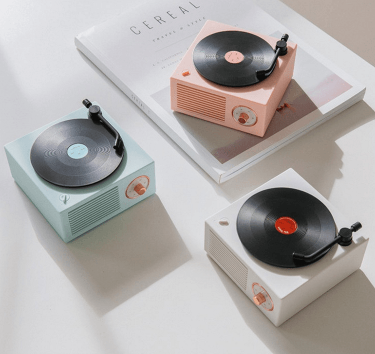 Shop Retro Vinyl Bluetooth Speaker - Goodlifebean Plushie | Stuffed Animal