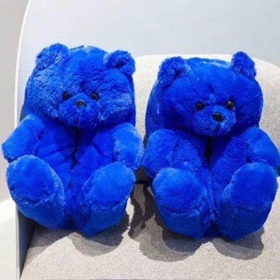 Shop Sapphire Blue Teddy Bear Plush - Goodlifebean Plushie | Stuffed Animal