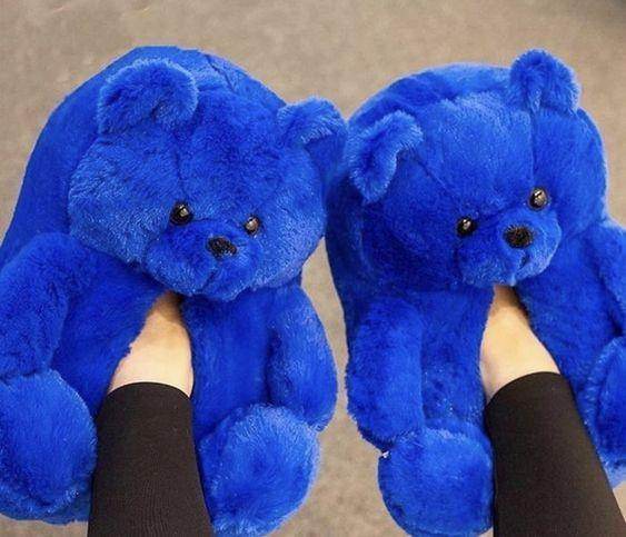 Shop Sapphire Blue Teddy Bear Plush - Goodlifebean Plushie | Stuffed Animal