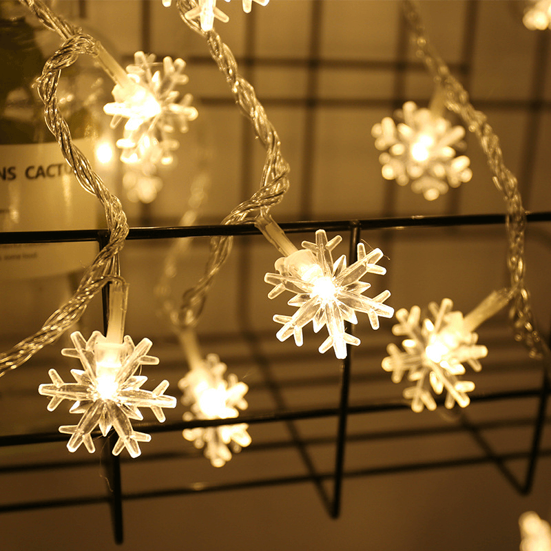 Shop Snowflake Christmas Fairy String Lights - Goodlifebean Plushie | Stuffed Animal