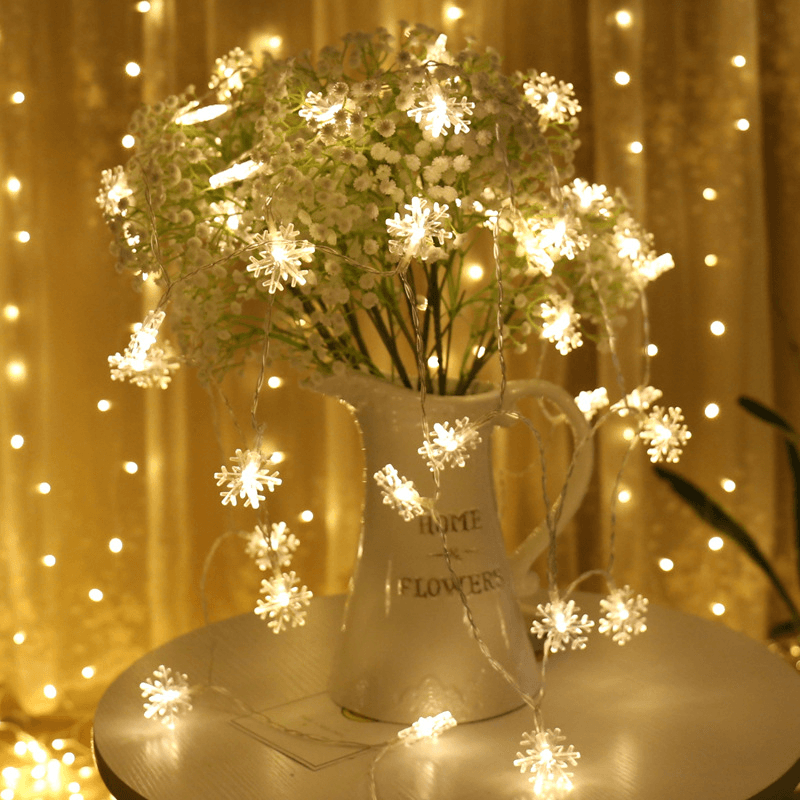 Shop Snowflake Christmas Fairy String Lights - Goodlifebean Plushie | Stuffed Animal