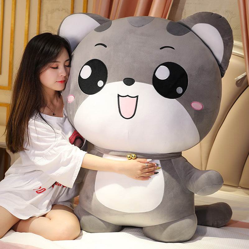 Shop Snuggly Giant Cat plushie (2ft) - Goodlifebean Plushie | Stuffed Animal