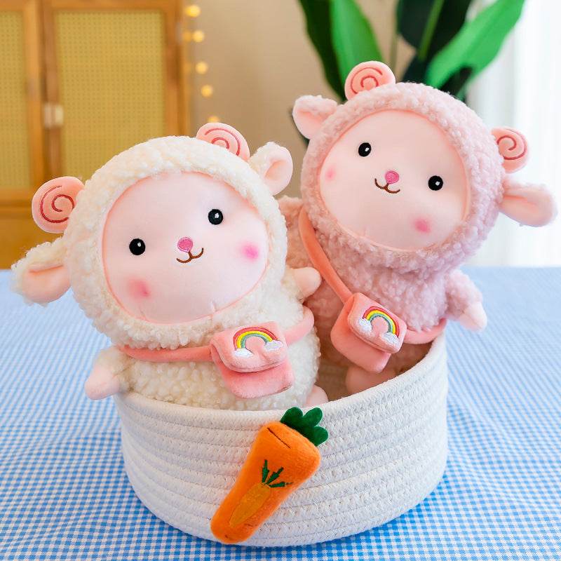 Shop Giant Fluffy Fleece Lamb Plushie - Goodlifebean Plushie | Stuffed Animal