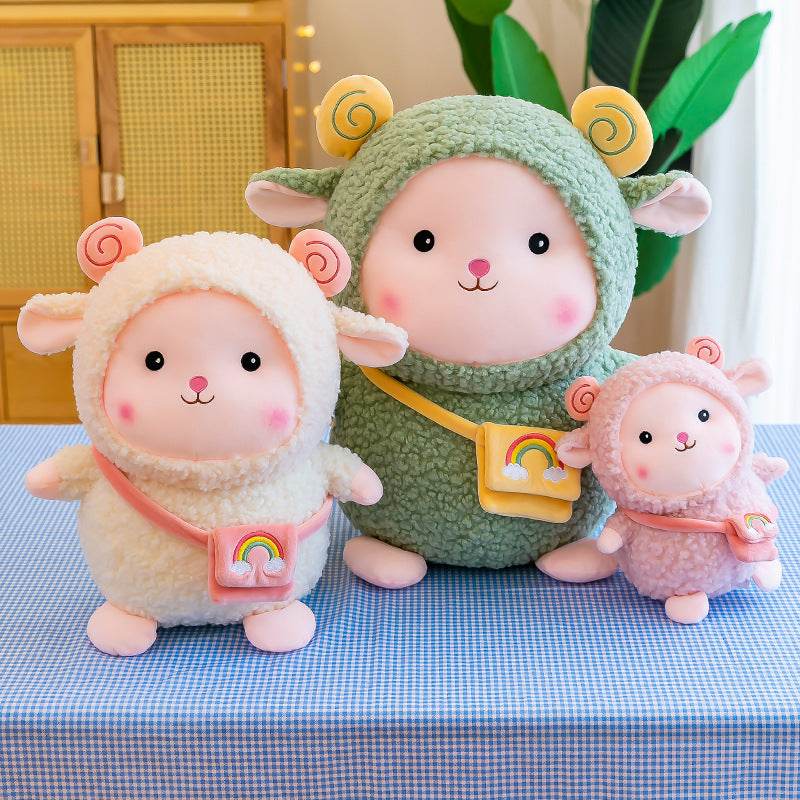 Shop Giant Fluffy Fleece Lamb Plushie - Goodlifebean Plushie | Stuffed Animal