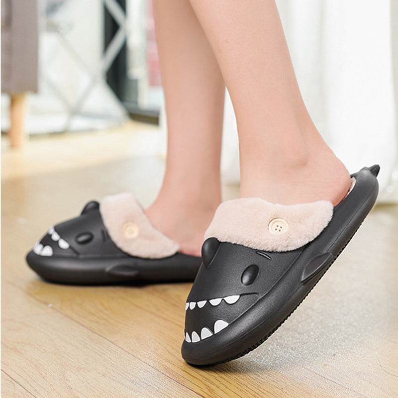Shop Kawaii Comfy Indoor Shark Slippers - Goodlifebean Plushie | Stuffed Animal