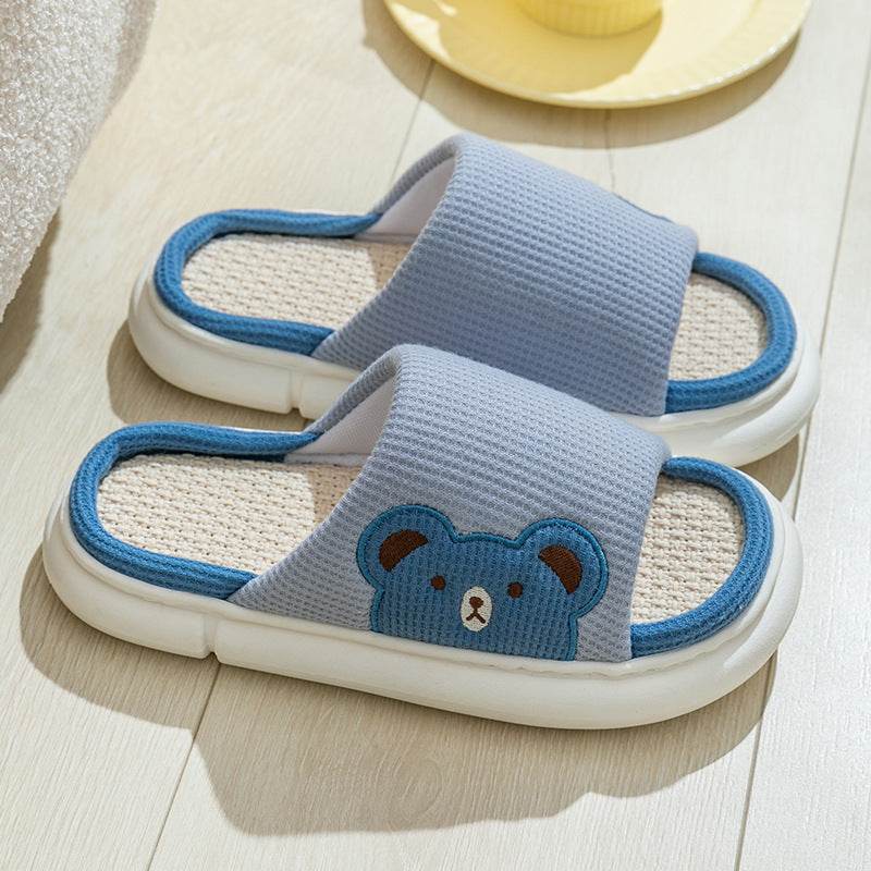 Shop Cute Bunny Linen Slippers - Goodlifebean Plushie | Stuffed Animal