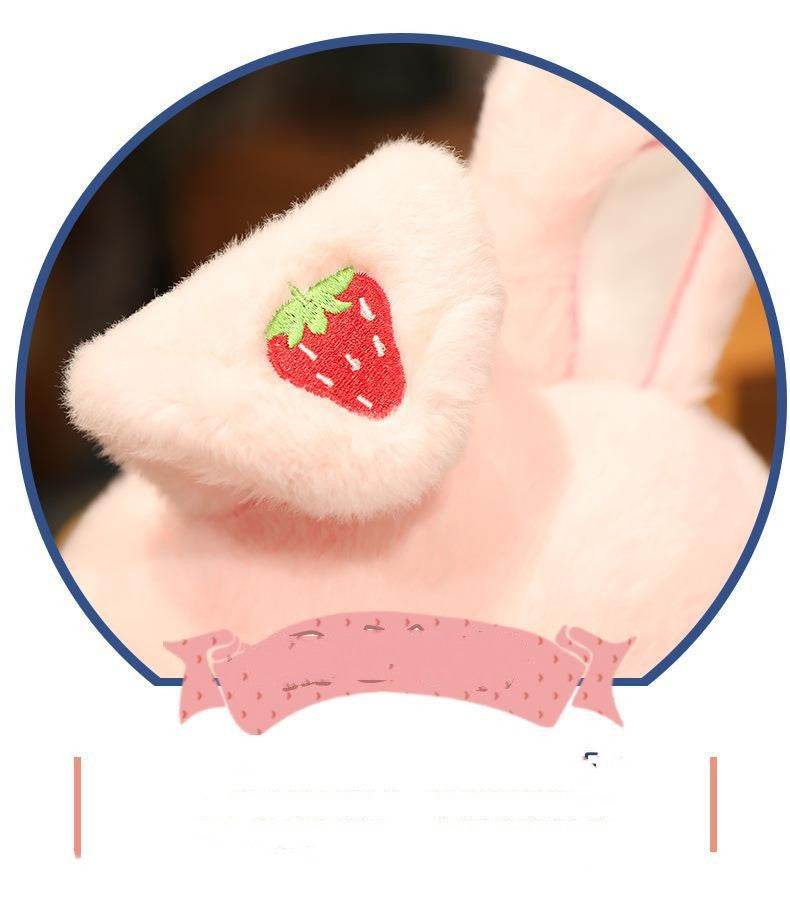 Shop Kawaii Strawberry Bunny Plushie - Goodlifebean Plushie | Stuffed Animal