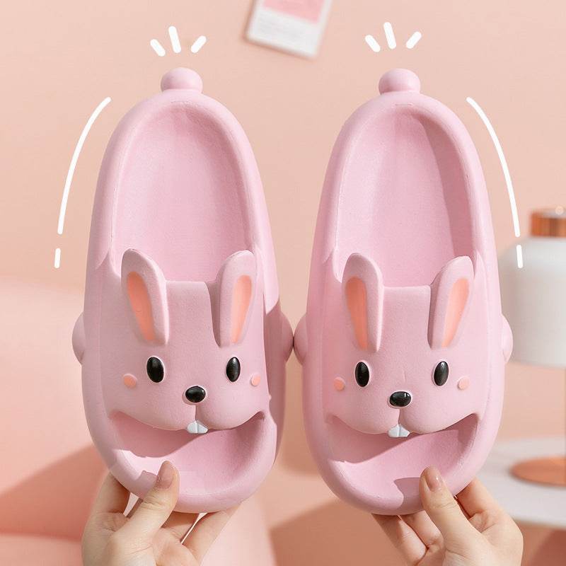 Shop Hoppin' Happy Kawaii Bunny Slippers - Goodlifebean Plushie | Stuffed Animal
