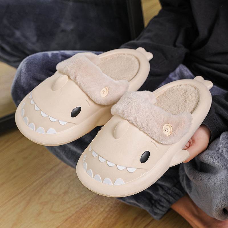 Shop Kawaii Comfy Indoor Shark Slippers - Goodlifebean Plushie | Stuffed Animal