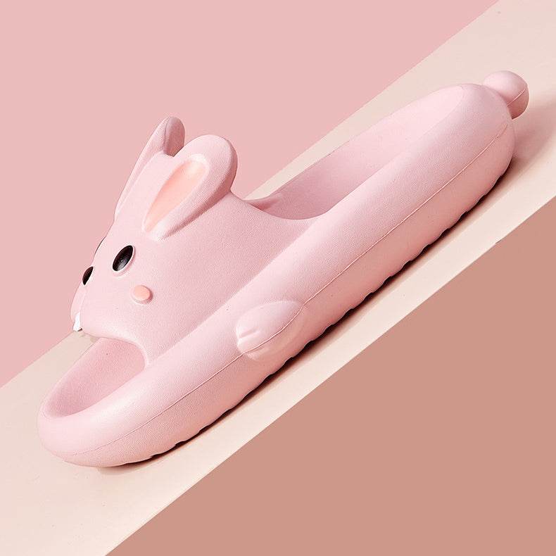 Shop Hoppin' Happy Kawaii Bunny Slippers - Goodlifebean Plushie | Stuffed Animal