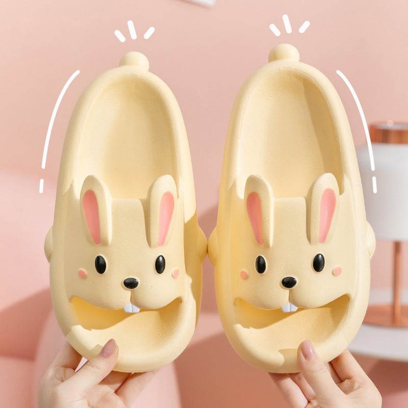 Shop Hoppin' Happy Kawaii Bunny Slippers - Goodlifebean Plushie | Stuffed Animal