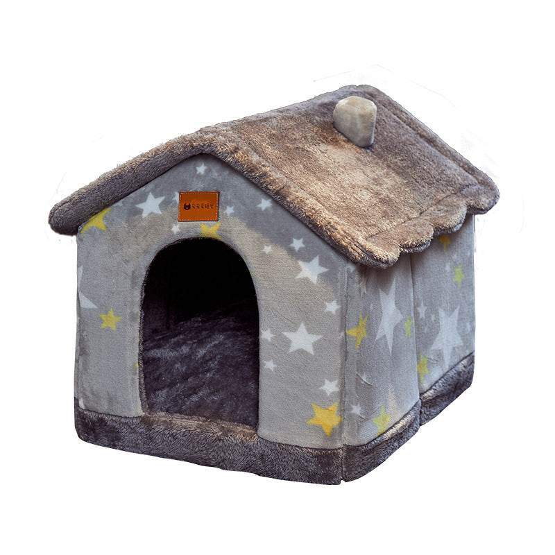 Shop Foldable Pet Bed House - Goodlifebean Plushie | Stuffed Animal