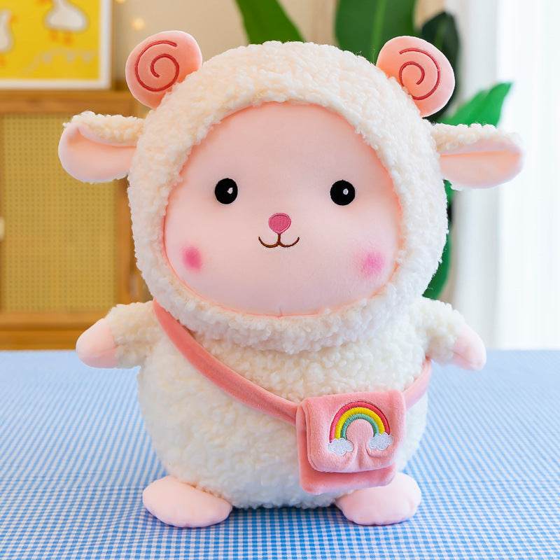 Shop Giant Fluffy Fleece Lamb Plushie - Goodlifebean Plushie | Stuffed Animal