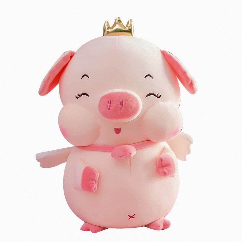 Shop Chubby Angelic Piggy Plushie - Goodlifebean Plushie | Stuffed Animal