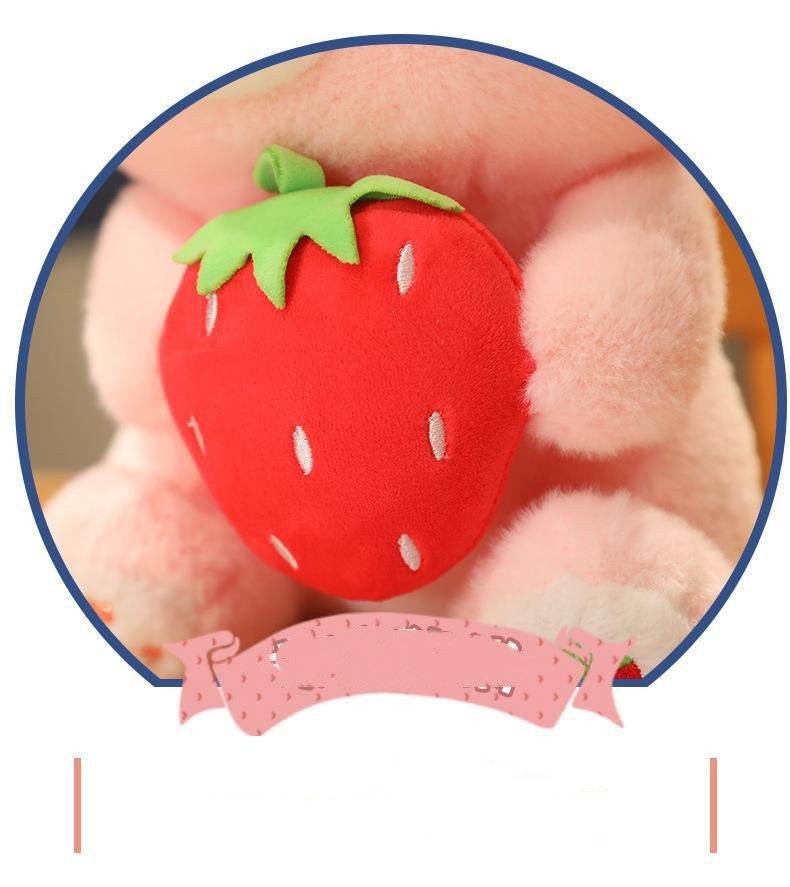 Shop Kawaii Strawberry Bunny Plushie - Goodlifebean Plushie | Stuffed Animal