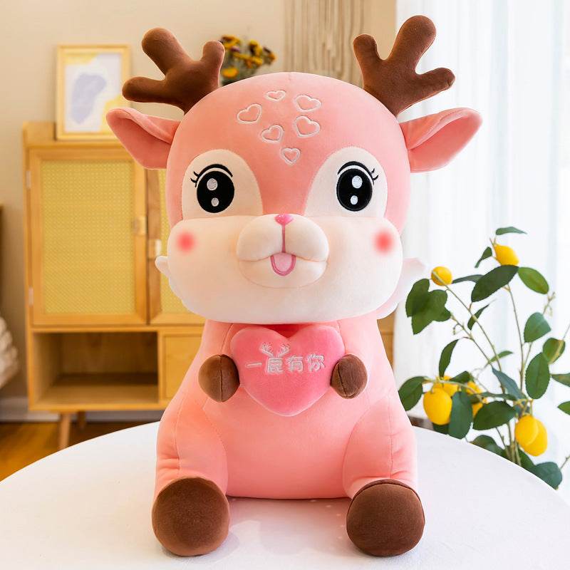 Shop Giant Stuffed Deer Plushie - Goodlifebean Plushie | Stuffed Animal