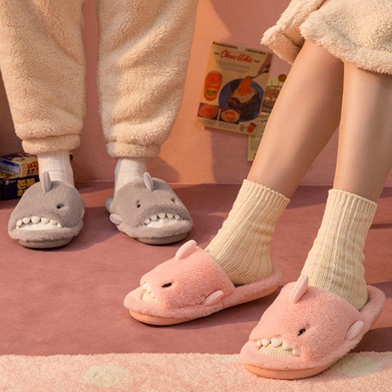 Shop Comfyt: Comfy Plush Shark Slippers - Goodlifebean Plushie | Stuffed Animal