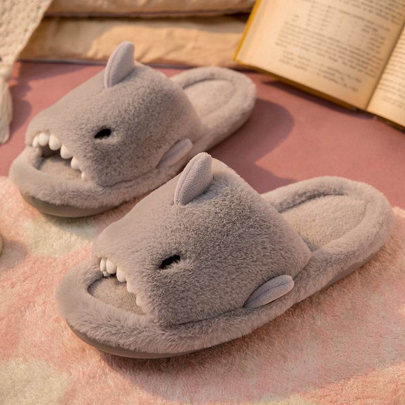 Shop Comfyt: Comfy Plush Shark Slippers - Goodlifebean Plushie | Stuffed Animal