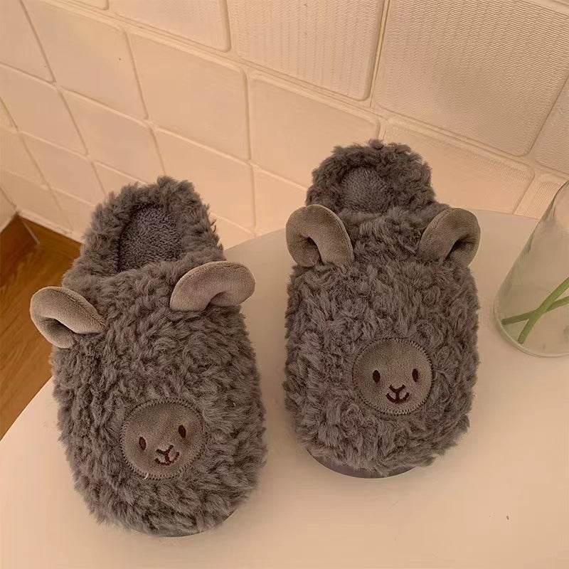 Shop Warm Fuzzy Alpaca Llama Slippers - Goodlifebean Plushie | Stuffed Animal