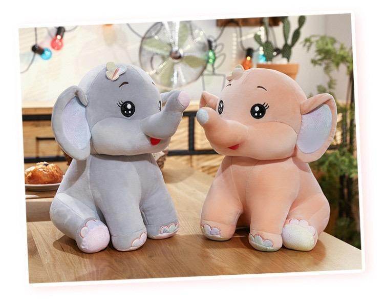 Shop Elli: Giant Stuffed Elephant Plush - Goodlifebean Plushie | Stuffed Animal