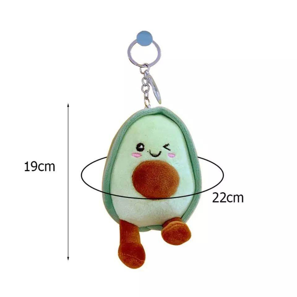 Shop PocketPit Avocado Plush Keychain - Goodlifebean Plushie | Stuffed Animal