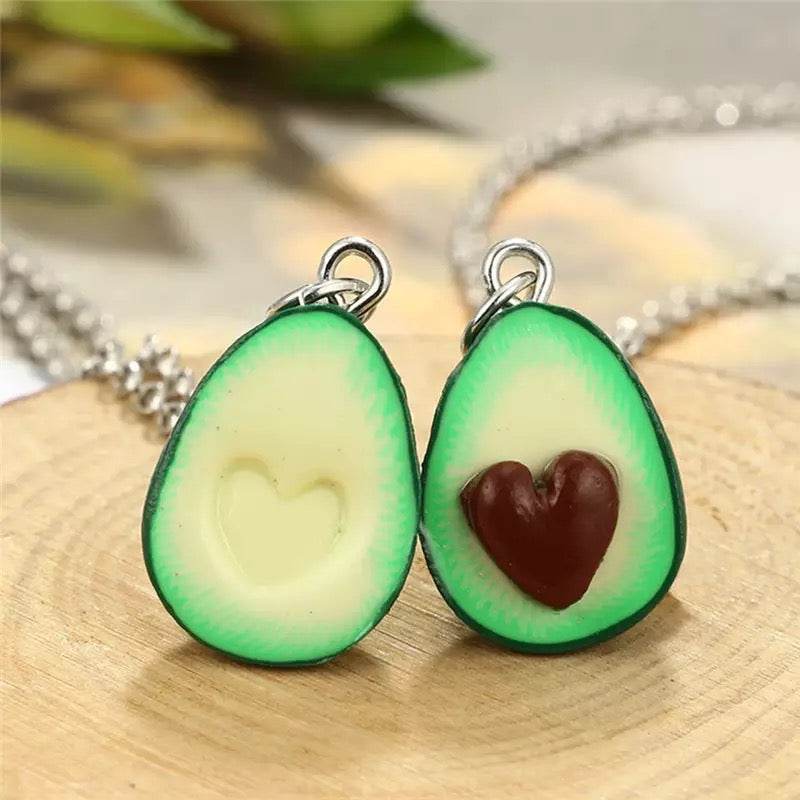 Shop BFF Avocado Halves Necklace - Goodlifebean Plushie | Stuffed Animal