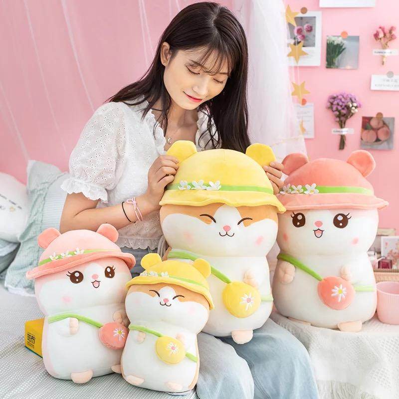 Shop Giant Kawaii Stuffed Hamster Plush - Goodlifebean Plushie | Stuffed Animal