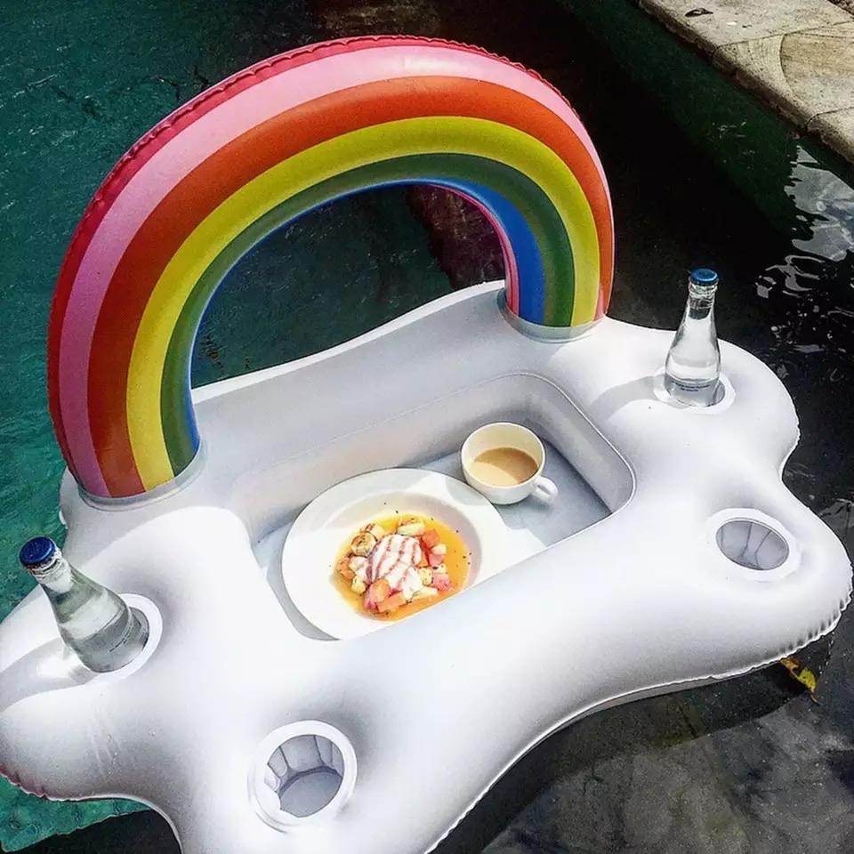 Shop Rainbow Food Float - Goodlifebean Plushie | Stuffed Animal