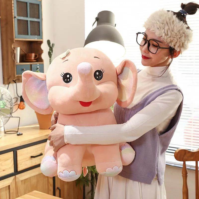 Shop Elli: Giant Stuffed Elephant Plush - Goodlifebean Plushie | Stuffed Animal