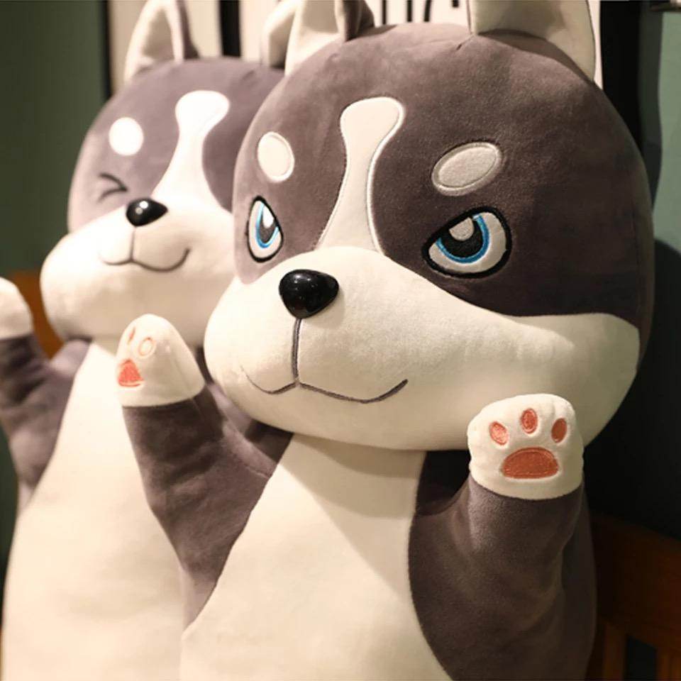 Shop Giant Husky Dog Plush Stuffed Toy - Goodlifebean Plushie | Stuffed Animal
