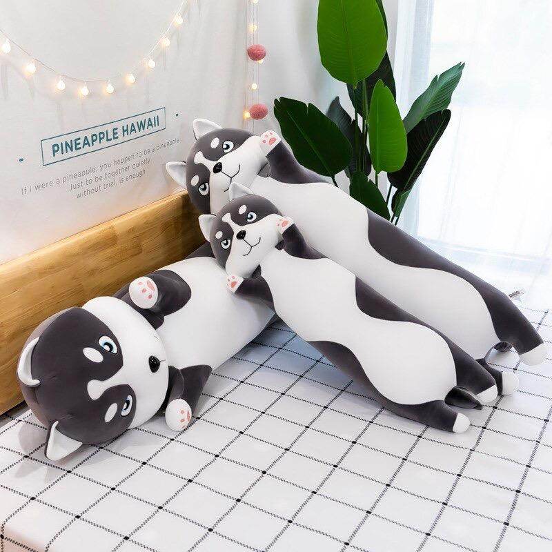 Shop Giant Husky Dog Plush Stuffed Toy - Goodlifebean Plushie | Stuffed Animal