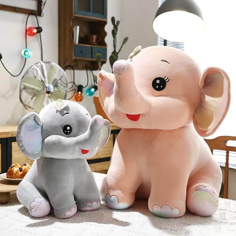 Shop Elli: Giant Stuffed Elephant Plush - Goodlifebean Plushie | Stuffed Animal