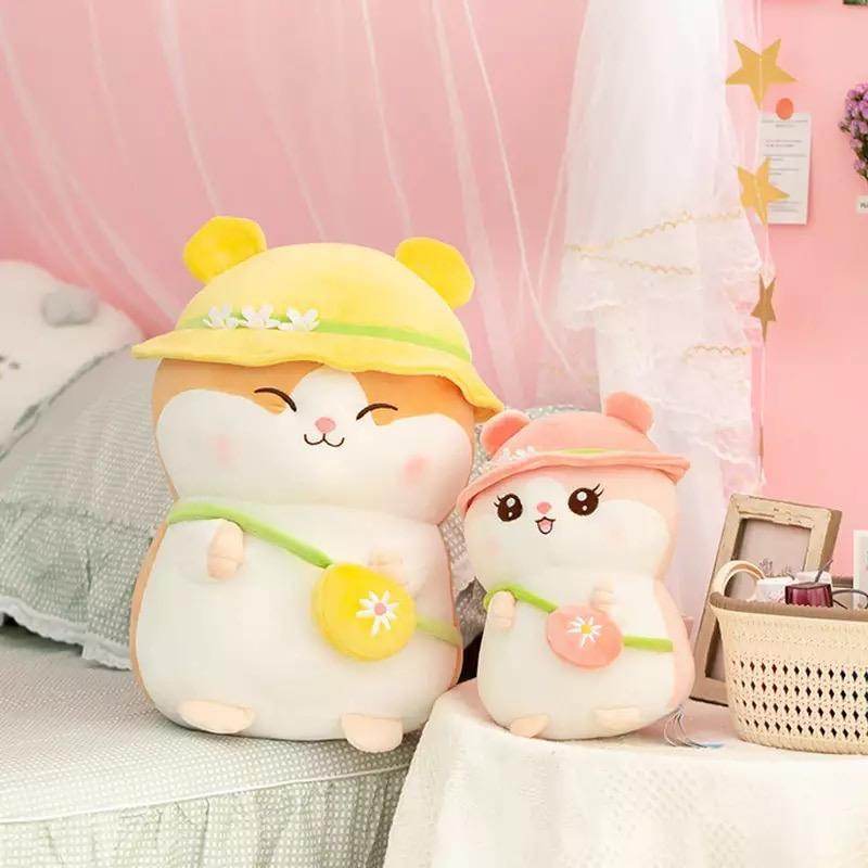 Shop Giant Kawaii Stuffed Hamster Plush - Goodlifebean Plushie | Stuffed Animal