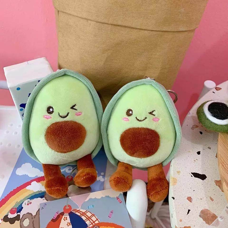 Shop PocketPit Avocado Plush Keychain - Goodlifebean Plushie | Stuffed Animal