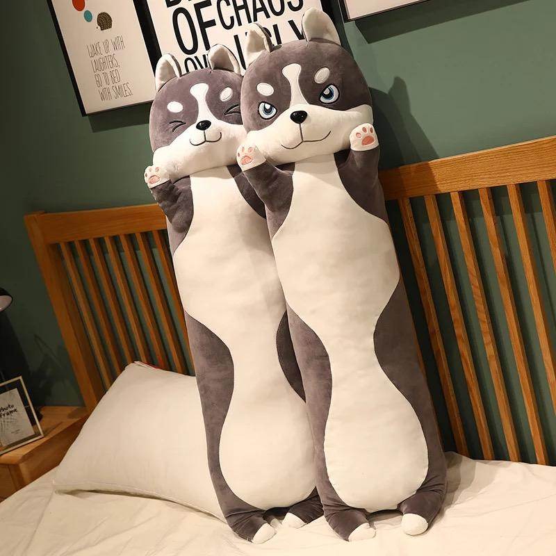 Shop Giant Husky Dog Plush Stuffed Toy - Goodlifebean Plushie | Stuffed Animal