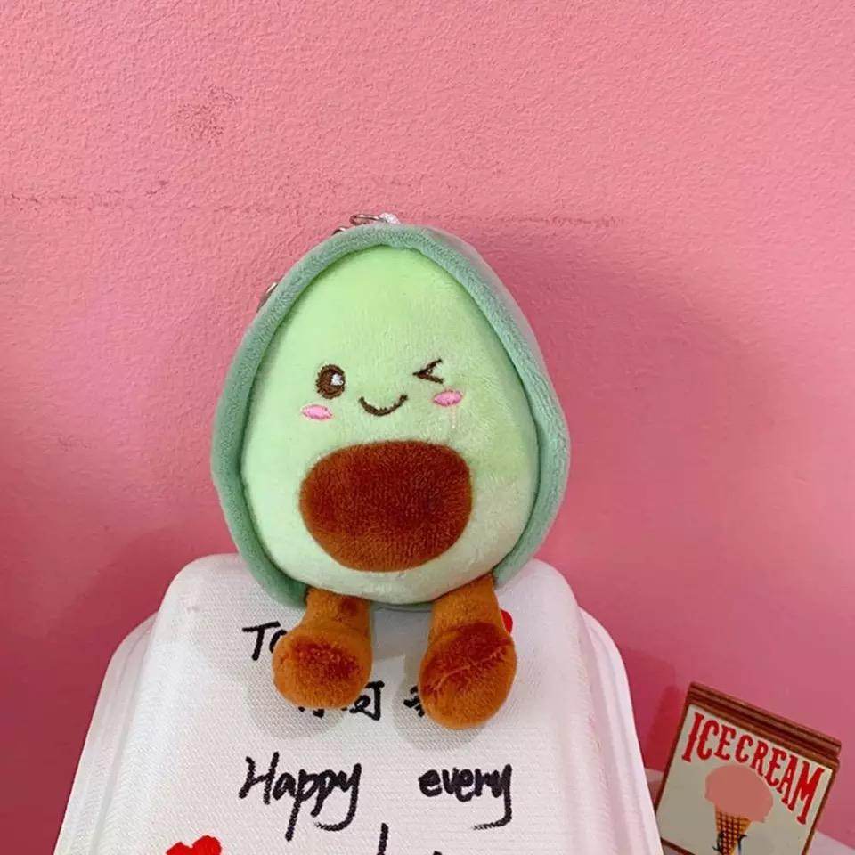 Shop PocketPit Avocado Plush Keychain - Goodlifebean Plushie | Stuffed Animal