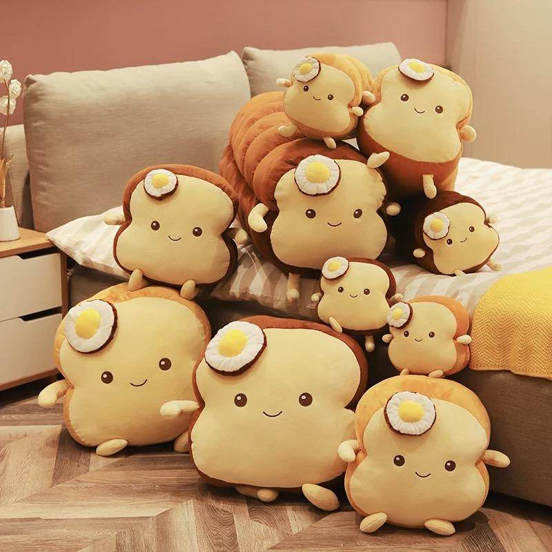 Shop Lola The Loaf: Kawaii Bread Load Plushie - Goodlifebean Plushie | Stuffed Animal