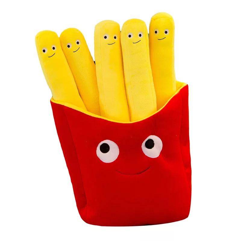 Shop Burger and French Fries Plush - Goodlifebean Plushie | Stuffed Animal