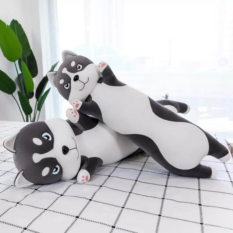 Shop Giant Husky Dog Plush Stuffed Toy - Goodlifebean Plushie | Stuffed Animal
