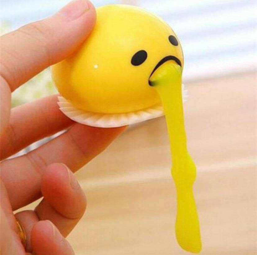 Shop Vomit Egg Squishy - Goodlifebean Plushie | Stuffed Animal