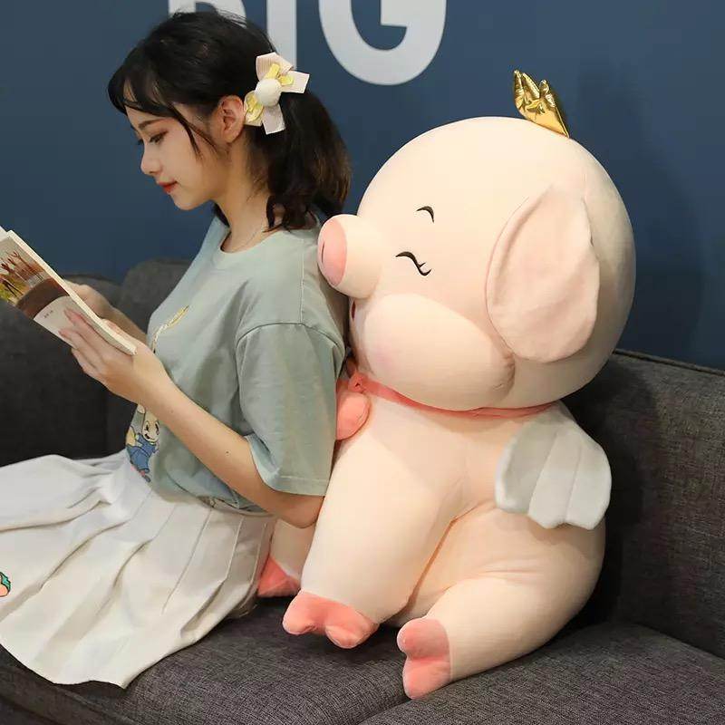 Shop Giant Princess Stuffed Pig Plush - Goodlifebean Plushie | Stuffed Animal