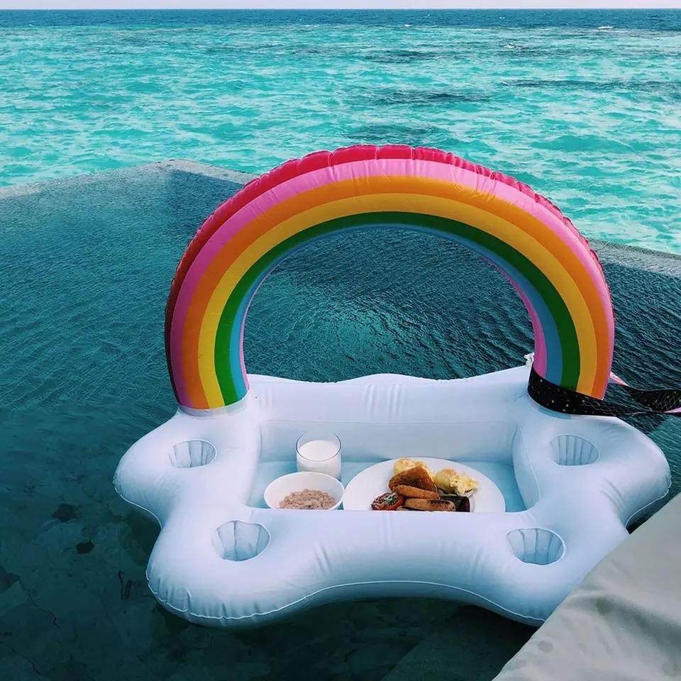 Shop Rainbow Food Float - Goodlifebean Plushie | Stuffed Animal