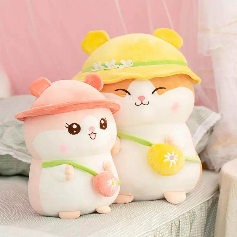 Shop Giant Kawaii Stuffed Hamster Plush - Goodlifebean Plushie | Stuffed Animal