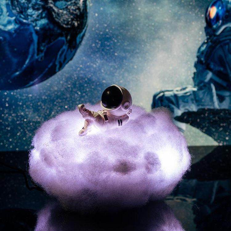 Shop 3D Astro Cloud Lamp (Remote Controlled) - Goodlifebean Plushie | Stuffed Animal