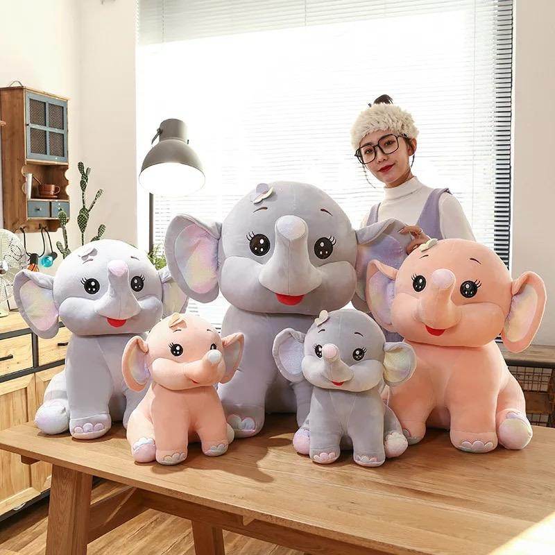 Shop Elli: Giant Stuffed Elephant Plush - Goodlifebean Plushie | Stuffed Animal