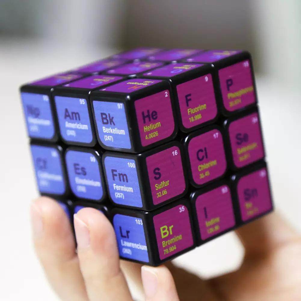 Shop Rubik’s Cube Periodic Table - Goodlifebean Plushie | Stuffed Animal