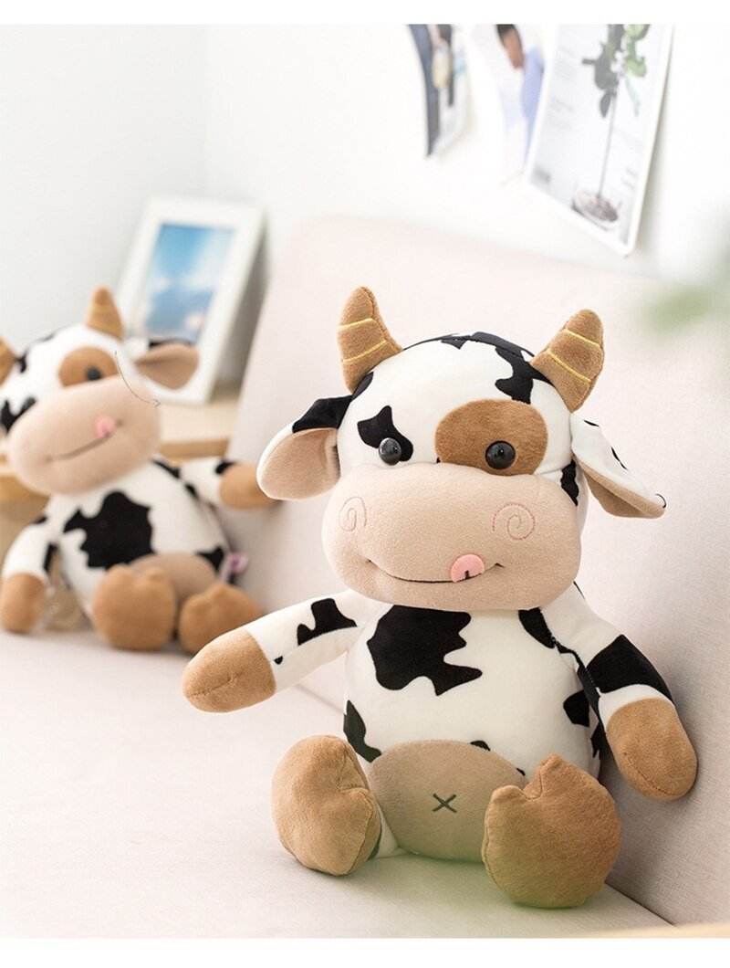 Shop Cali the Stuffed Cow Plush - Goodlifebean Plushie | Stuffed Animal