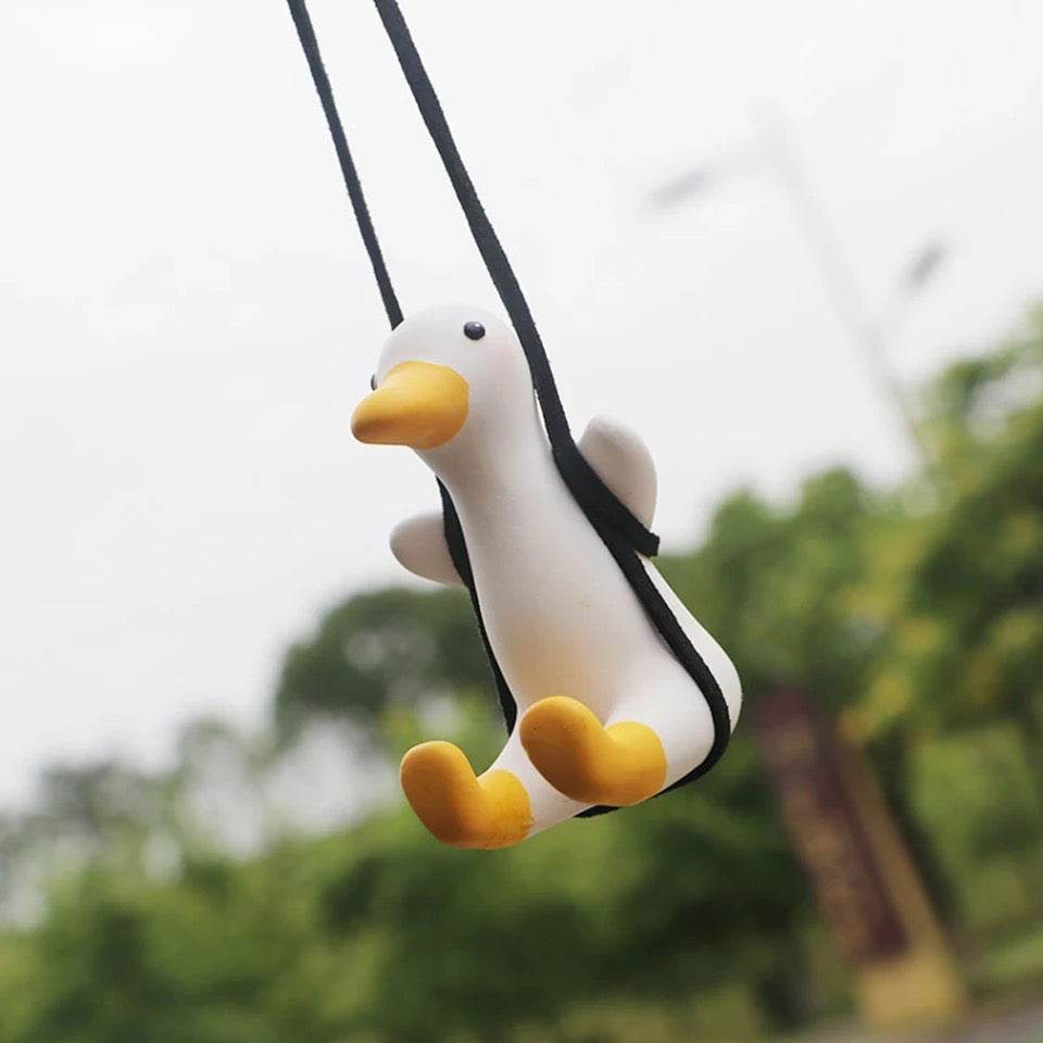 Shop Swinging Car Duck - Goodlifebean Plushie | Stuffed Animal
